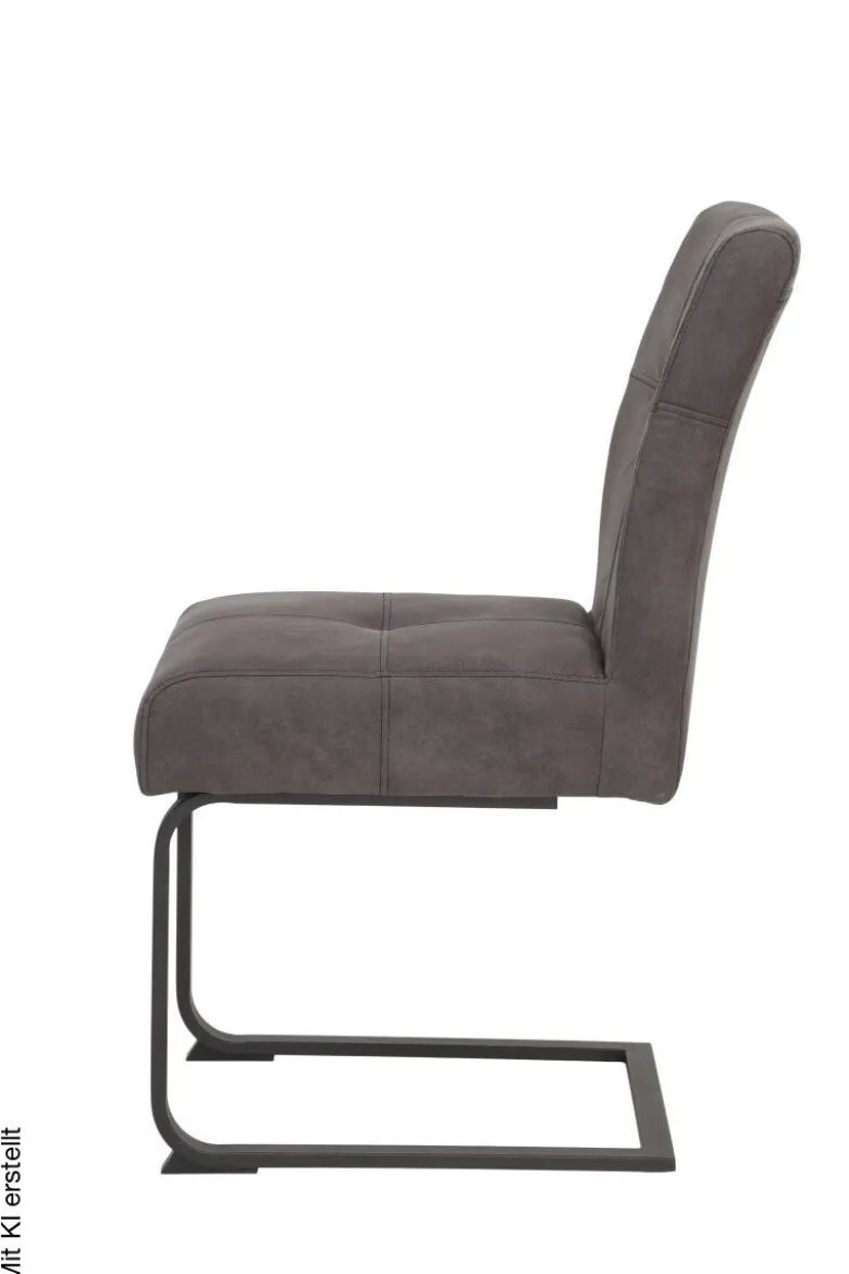 Schwingstuhl Luise anthrazit Vintage B/H/T: ca. 43x91x65 cm
