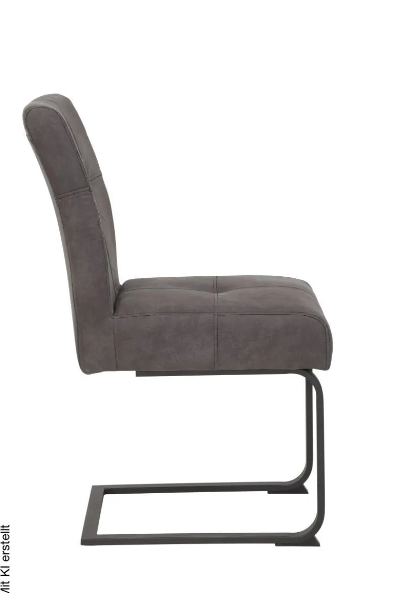 Schwingstuhl Luise anthrazit Vintage B/H/T: ca. 43x91x65 cm
