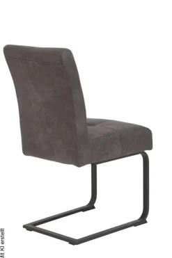Schwingstuhl Luise anthrazit Vintage B/H/T: ca. 43x91x65 cm