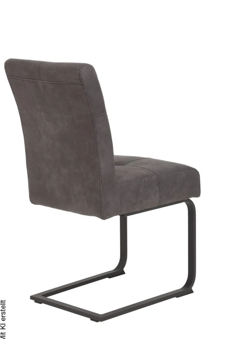 Schwingstuhl Luise anthrazit Vintage B/H/T: ca. 43x91x65 cm