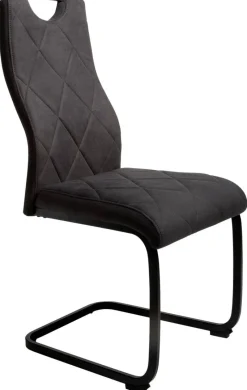Schwingstuhl Maine anthrazit Microfaser B/H/T: ca. 44x100x60 cm