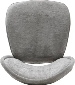 Schwingstuhl Maja grau Microfaser B/H/T: ca. 63x88x52,5 cm