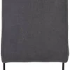 Schwingstuhl Margie dunkelgrau Microfaser B/H/T: ca. 46x104x61 cm