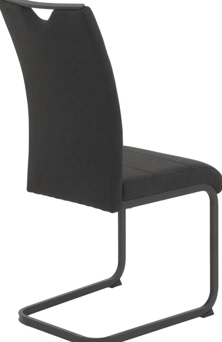 Schwingstuhl Mars schwarz Webstoff B/H/T: ca. 43x99x60 cm