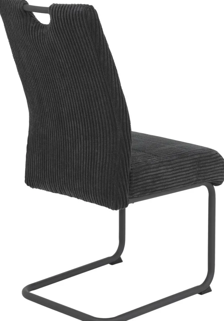 Schwingstuhl Merkur anthrazit Microfaser B/H/T: ca. 47x99x63 cm