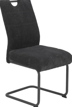Schwingstuhl Merkur anthrazit Microfaser B/H/T: ca. 47x99x63 cm