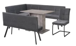 Schwingstuhl Milos grau Microfaser B/H/T: ca. 45x92x65 cm