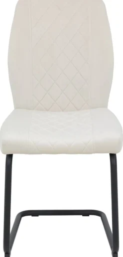 Schwingstuhl Oslo, 4er-Set beige Microfaser B/H/T: ca. 45x92x60 cm
