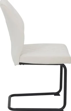 Schwingstuhl Oslo, 4er-Set beige Microfaser B/H/T: ca. 45x92x60 cm
