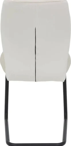 Schwingstuhl Oslo, 4er-Set beige Microfaser B/H/T: ca. 45x92x60 cm