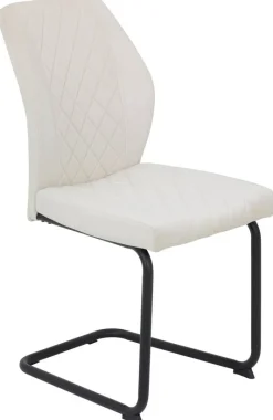 Schwingstuhl Oslo, 4er-Set beige Microfaser B/H/T: ca. 45x92x60 cm