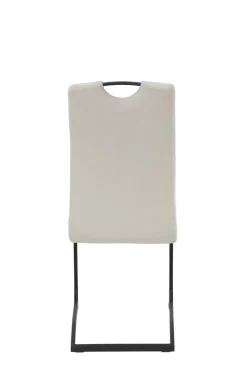 Schwingstuhl Riga beige Samt