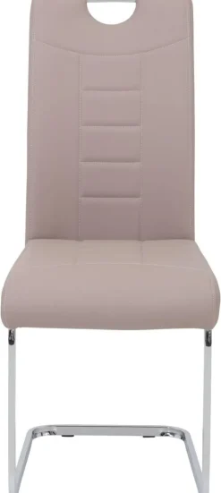 Schwingstuhl Ruby 2er Set Cappuccino Kunstleder B/H/T: ca. 44x103x60 cm
