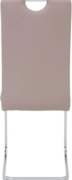 Schwingstuhl Ruby 4er Set Cappuccino Kunstleder B/H/T: ca. 44x103x60 cm