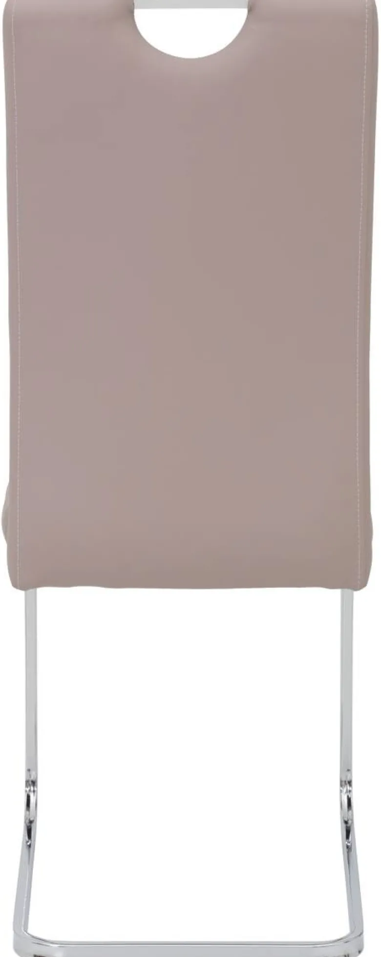 Schwingstuhl Ruby 4er Set Cappuccino Kunstleder B/H/T: ca. 44x103x60 cm