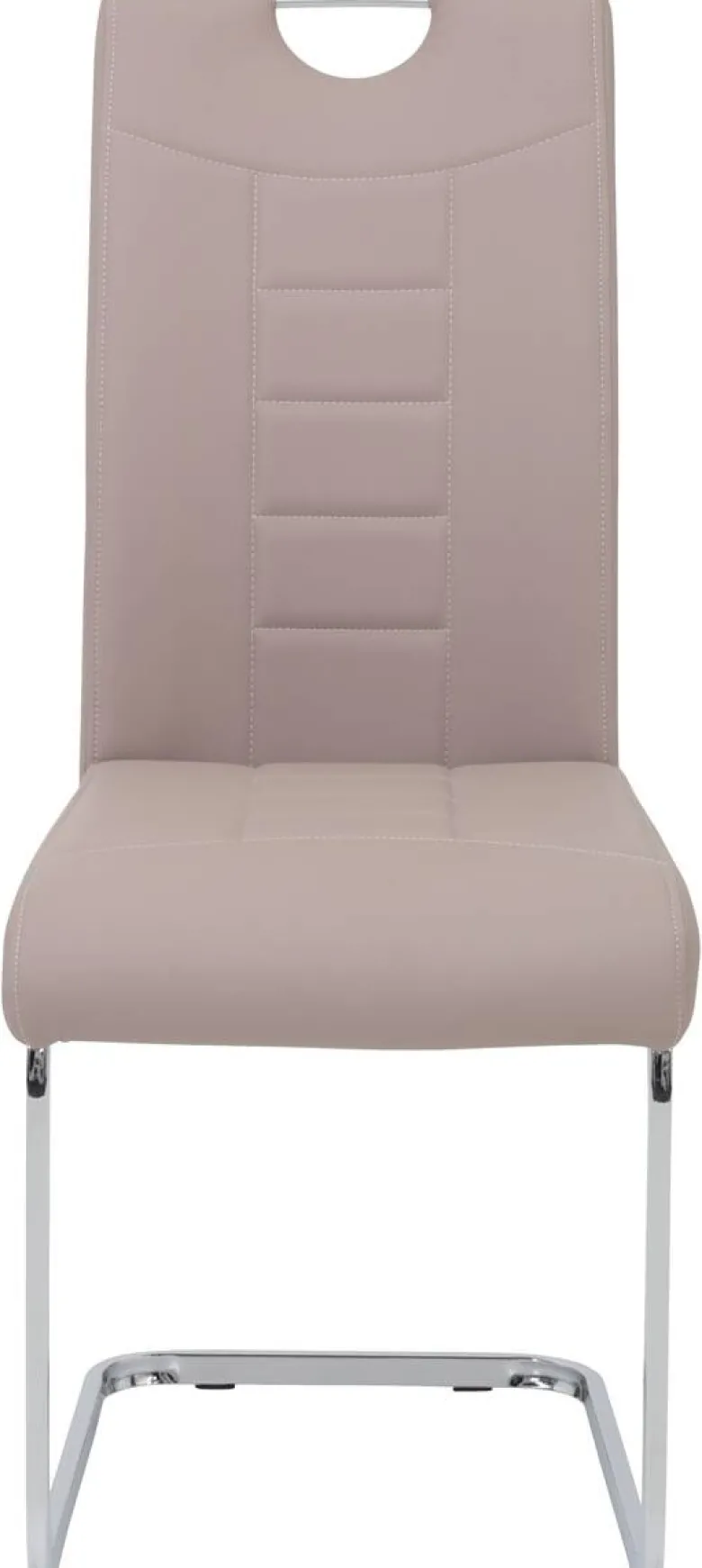 Schwingstuhl Ruby 4er Set Cappuccino Kunstleder B/H/T: ca. 44x103x60 cm