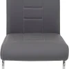 Schwingstuhl Ruby 2er Set grau Kunstleder B/H/T: ca. 44x103x60 cm