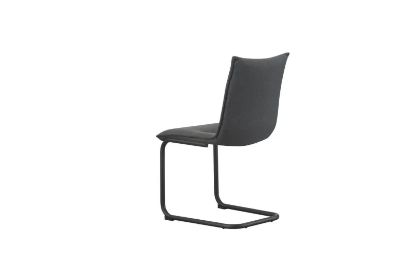 Schwingstuhl SONJA, 2er Set anthrazit Webstoff B/H/T: ca. 46x89x57 cm