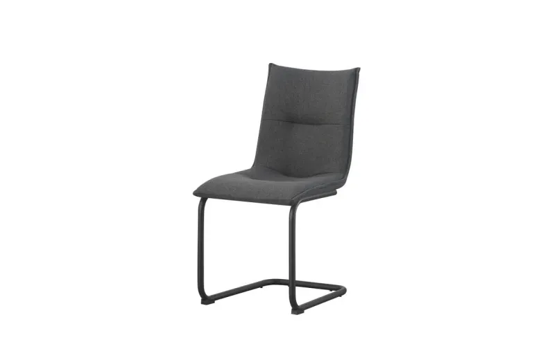 Schwingstuhl SONJA, 2er Set anthrazit Webstoff B/H/T: ca. 46x89x57 cm