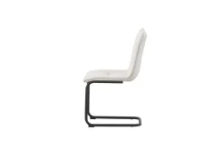 Schwingstuhl SONJA, 2er Set creme Webstoff B/H/T: ca. 46x89x57 cm