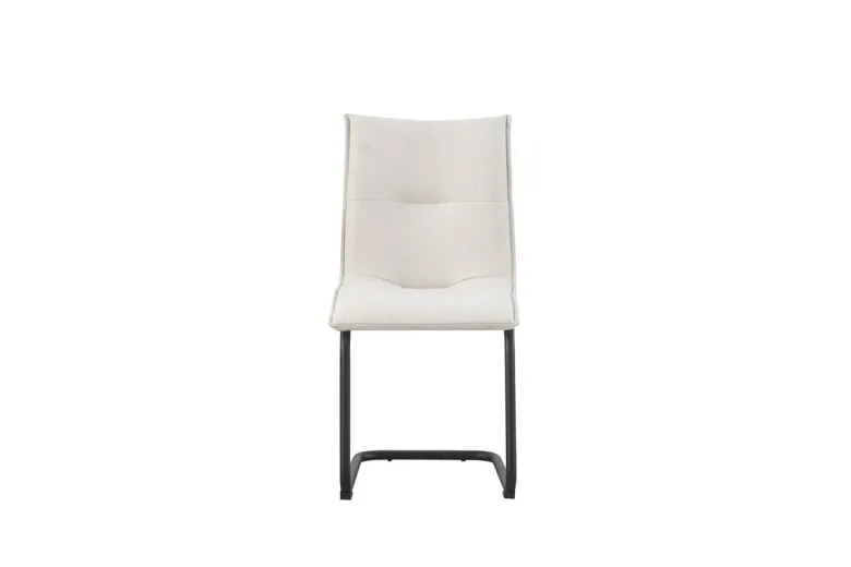 Schwingstuhl SONJA, 2er Set creme Webstoff B/H/T: ca. 46x89x57 cm