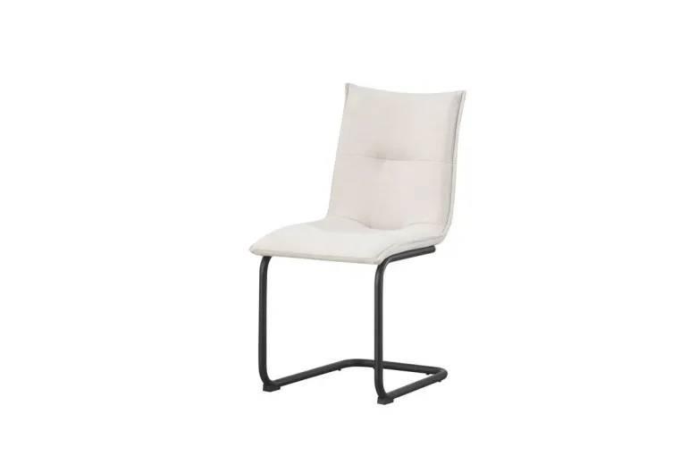 Schwingstuhl SONJA, 2er Set creme Webstoff B/H/T: ca. 46x89x57 cm