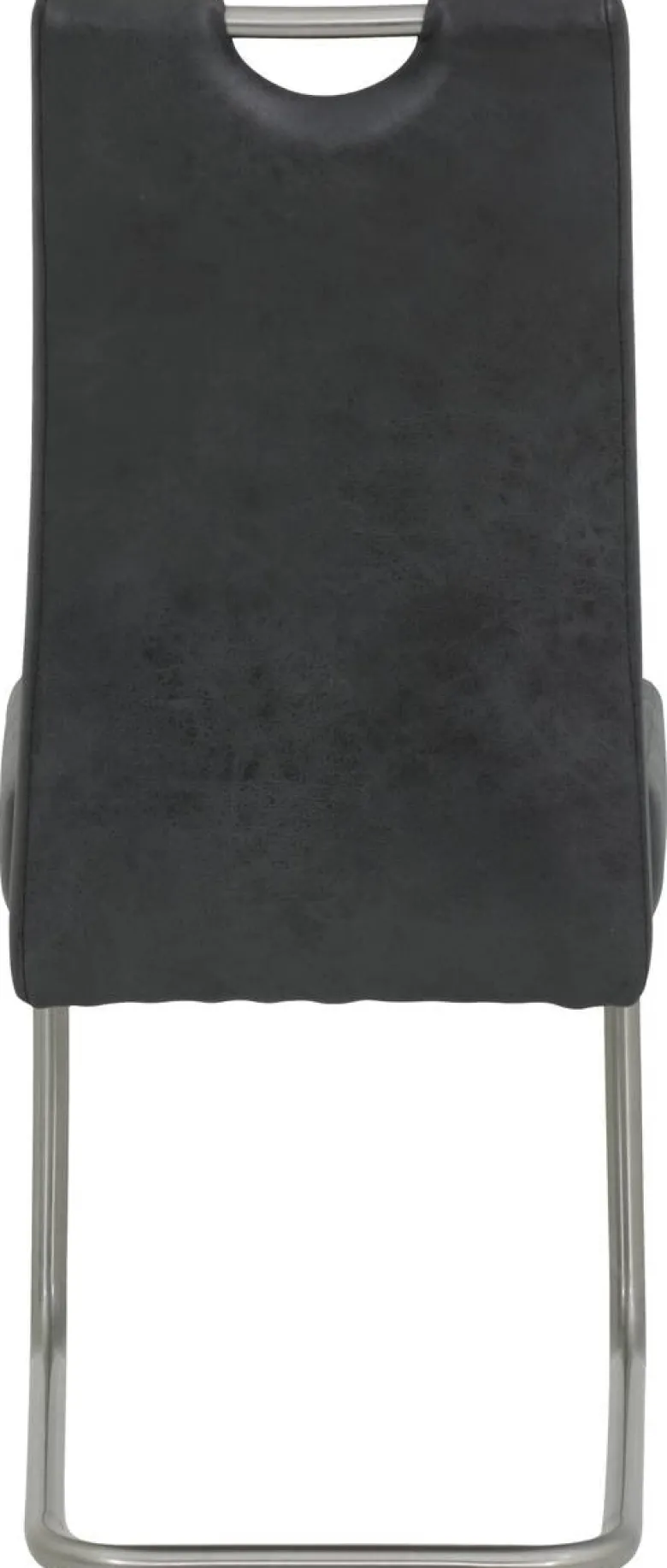 Schwingstuhl Sophia 4er Set anthrazit Vintage Microfaser B/H/T: ca. 43x99x58 cm