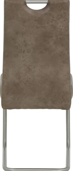 Schwingstuhl Sophia 4er Set schlamm Vintage Microfaser B/H/T: ca. 43x99x58 cm