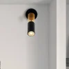 Searchlight Wandleuchte Merrygold schwarz Acryl Stahl B/H/T: ca. 10x28,5x28,7 cm GU10 1 Brennstellen