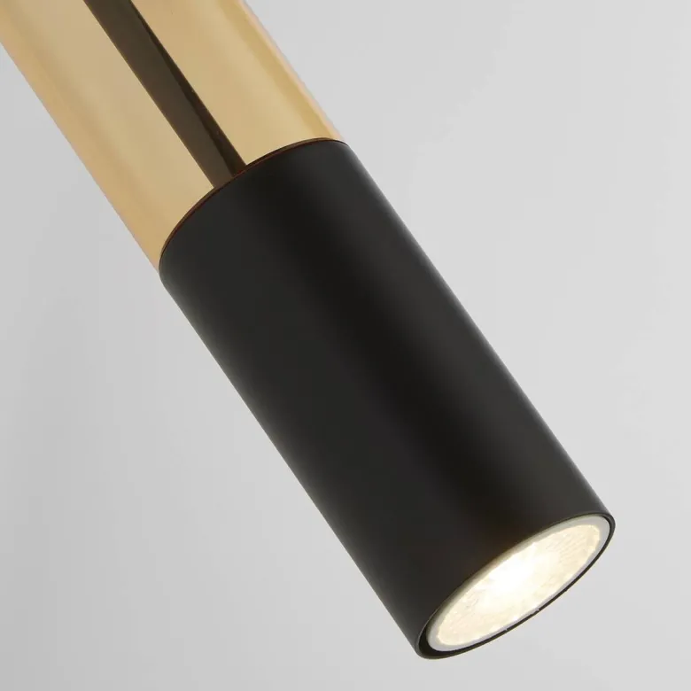 Searchlight Wandleuchte Merrygold schwarz Acryl Stahl B/H/T: ca. 10x28,5x28,7 cm GU10 1 Brennstellen
