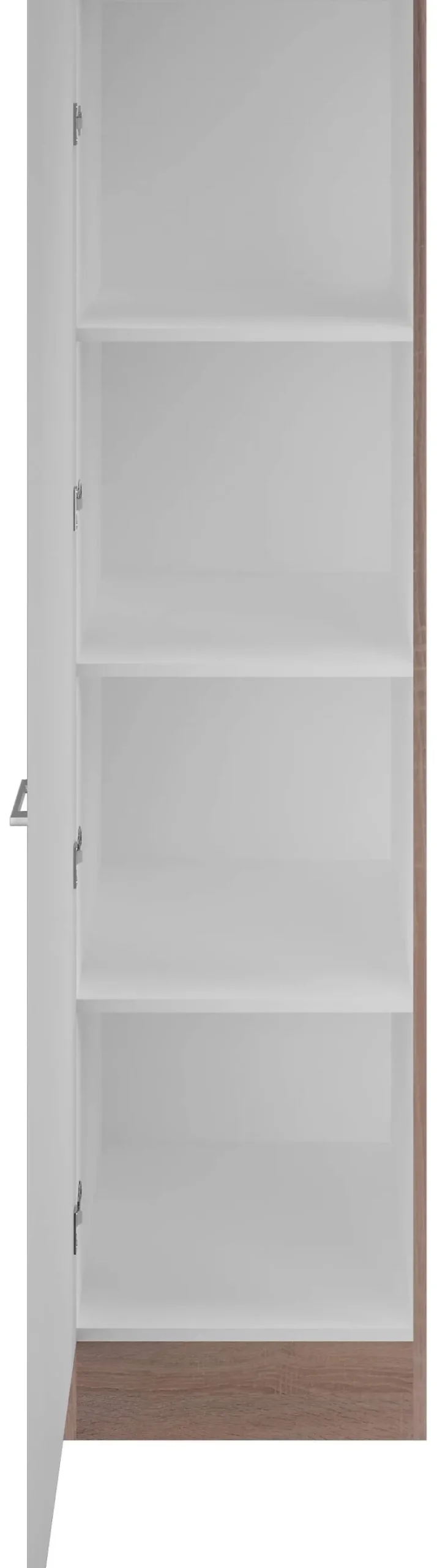 Seitenschrank Samoa weiß Eiche Nachbildung B/H/T: ca. 50x200x57 cm