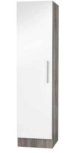 Seitenschrank weiß Hochglanz B/H/T: ca. 50x212x57 cm