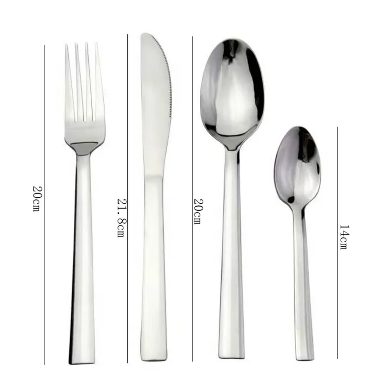 Sensation Besteck silber Edelstahl 16 tlg.
