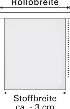 Sensation Klemmrollo Champion taupe B/L: ca. 45x150 cm