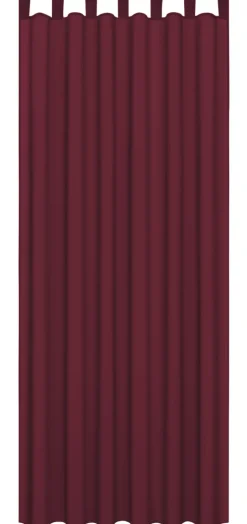 Sensation Schlaufenvorhang Look burgund B/L: ca. 140x235 cm