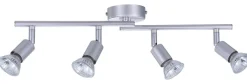 Sensation Spot 4-flg. Mundo silber Metall L: ca. 50 cm GU10 4 Brennstellen