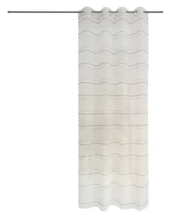 Ösenvorhang Bamberg grau B/L: ca. 140x245 cm
