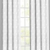 Ösenvorhang Blumenranke weiß B/L: ca. 135x245 cm