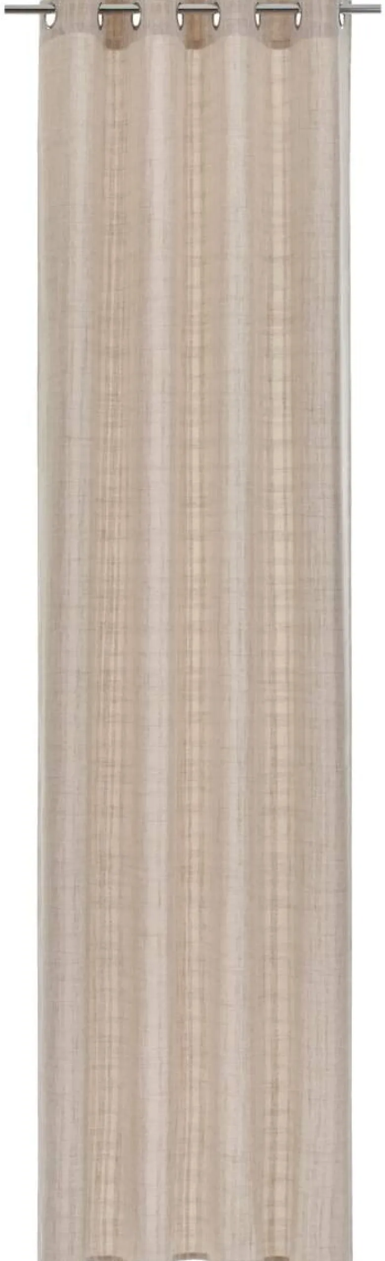 Ösenvorhang Kim taupe B/L: ca. 140x245 cm