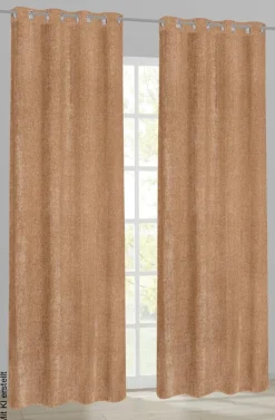 Ösenvorhang Kristina biscuit B/L: ca. 135x245 cm