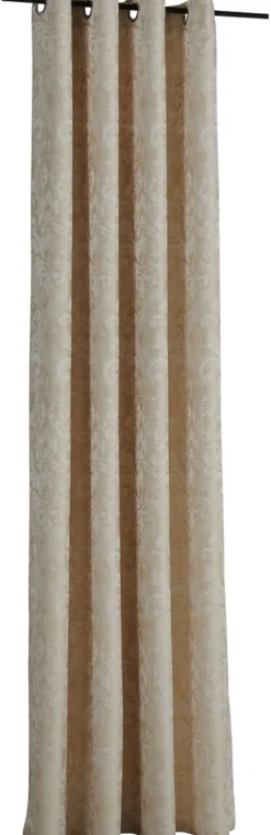 Ösenvorhang Pisa beige B/L: ca. 140x245 cm