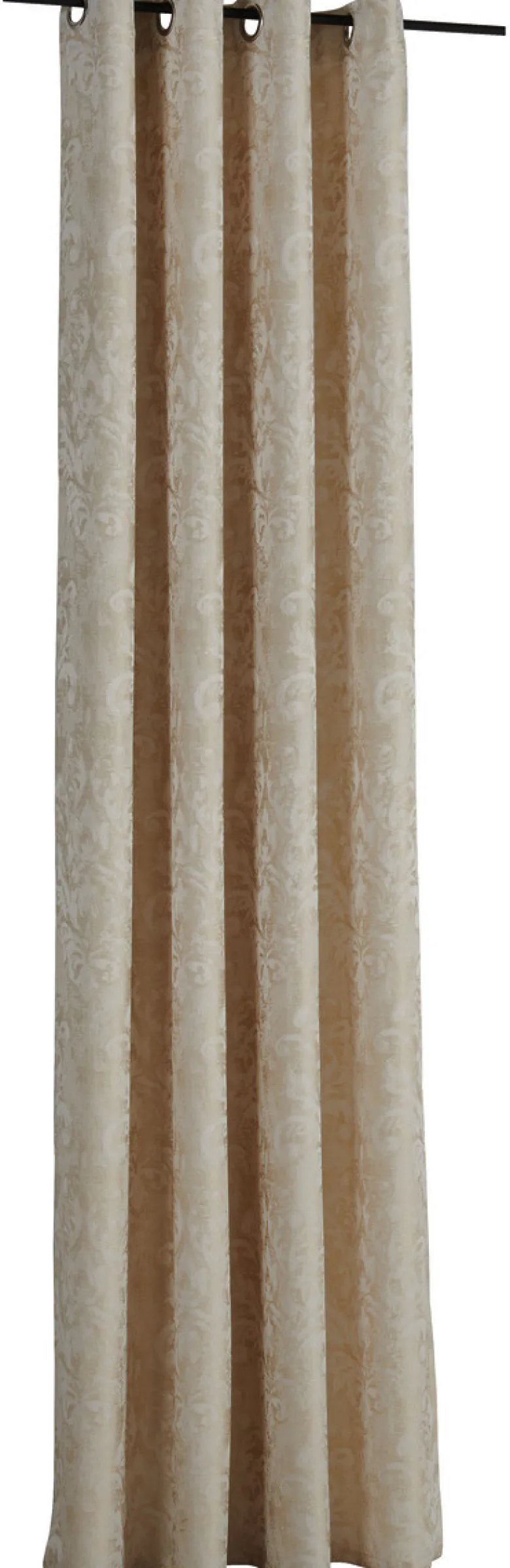 Ösenvorhang Pisa beige B/L: ca. 140x245 cm