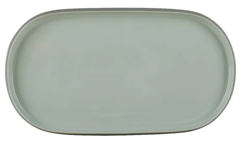 Servierplatte mint Steinzeug D: ca. 36,4 cm