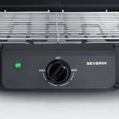 SEVERIN Elektrogrill PG 8594 schwarz Kunststoff Edelstahl B/H/L: ca. 33x8,5x42 cm