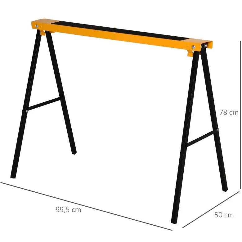 Sägebock rutschfest grün B/H/L: ca. 43x15x135 cm
