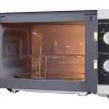 Sharp Mikrowelle mit Grill YC-MG01E-S silber Glas B/H/T: ca. 44x25,8x34,4 cm