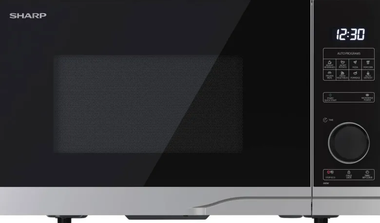 Sharp Mikrowelle YC-PS254AE-S silber Glas B/H/T: ca. 48,3x28,1x40,3 cm