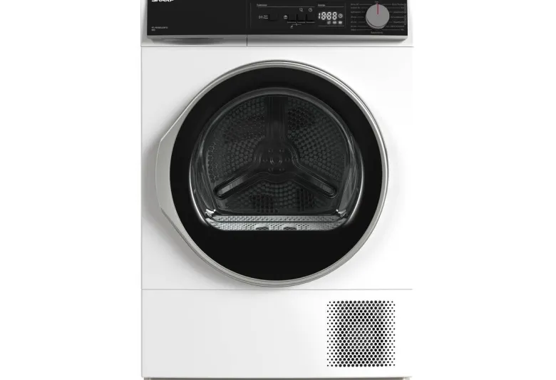 Sharp Wärmepumpentrockner KD-NHA8S6GW1D-DE weiß B/H/T: ca. 59,6x84,6x60,9 cm ca. 80 kg