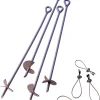 ShelterLogic Boden-Anker silber Metall B/H/T: ca. 9x69x9 cm
