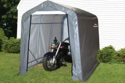 ShelterLogic Gartenhaus Shed-in-a-Box grau B/H/L: ca. 180x200x300 cm